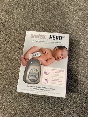 Snuza Hero SE Wearable Baby Breathing Monitor - White